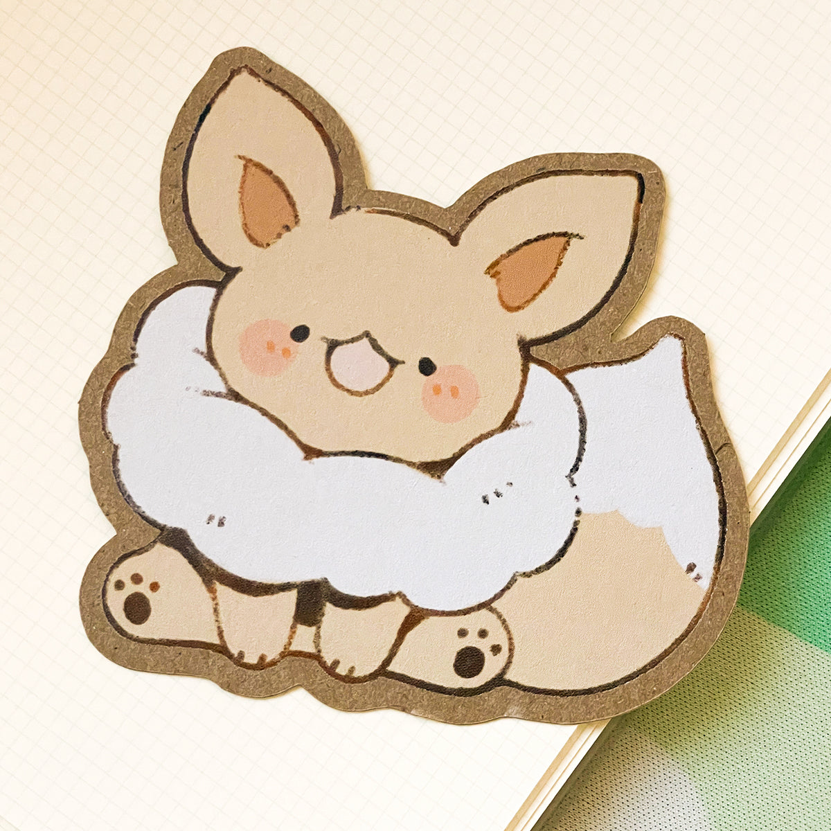 happy eevee – kraft sticker