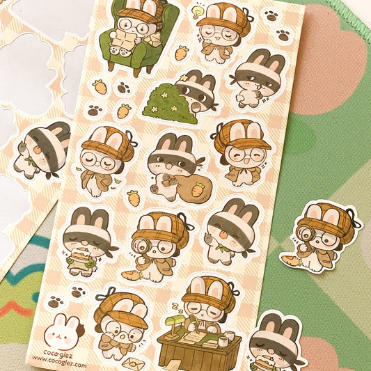 detective buns - sticker sheet STICKII