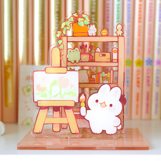 artist bun standee