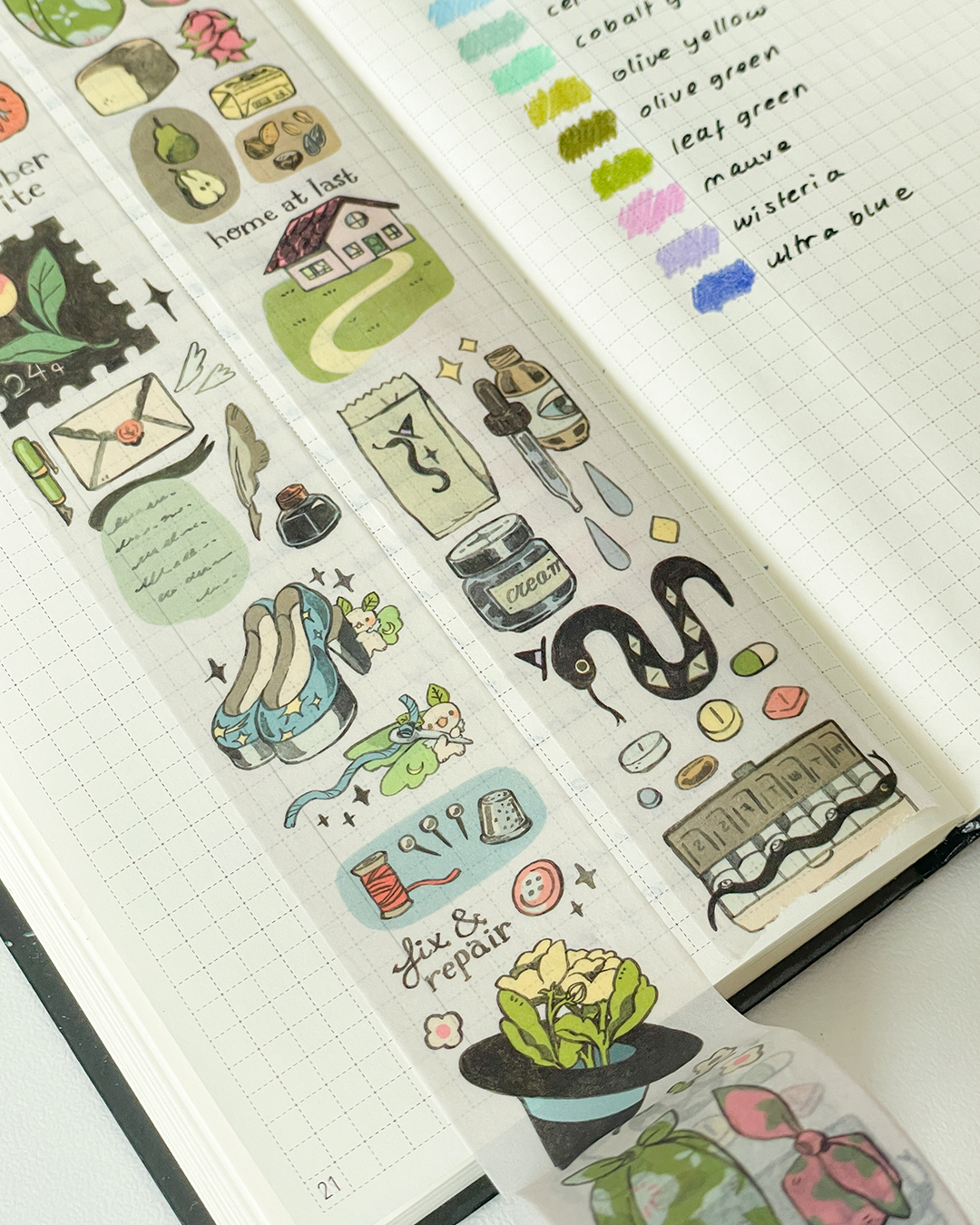 slow errands - 30mm washi tape